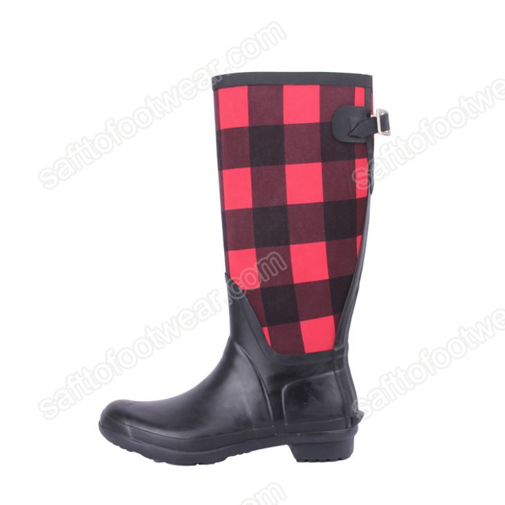 Ženski topli dežni škornji iz neoprena