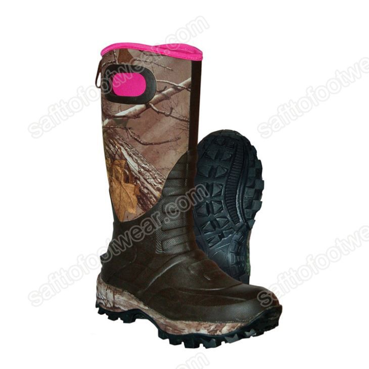 Gumijasti nepremočljivi škornji na prostem s čvrstim podplatom